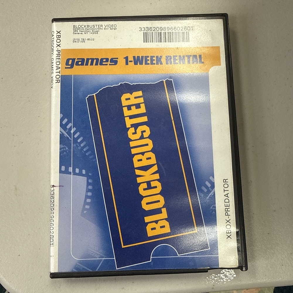 Resurfaced Xbox - Predator Concrete Jungle Microsoft Xbox Disc Only - Picture 3 of 3